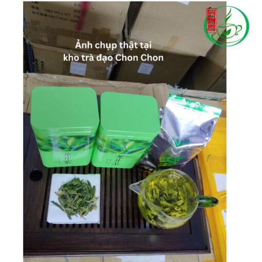 Hộp 100 gam trà long tỉnh hàng châu chính hãng - Ảnh 3