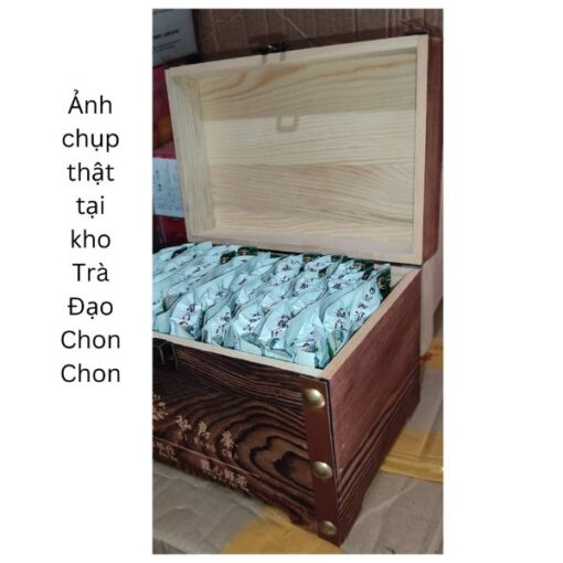 Hộp 500g Trà Thiết Quan Âm Phúc Kiến Kèm Hộp Gỗ Và Túi Đựng-Quà Biếu Cao Cấp - Ảnh 9