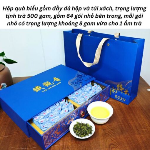 Hộp 500 Gam Trà Thiết Quan Âm An Khê Loại Cao Cấp Kèm Hộp Quà Biếu - Ảnh 13