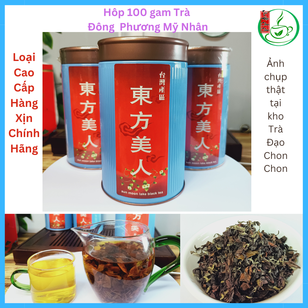 Hộp 100 Gam Trà Đông Phương Mỹ Nhân (Oriental Beauty) Thuộc Dòng Trà Ô Long Đài Loan Loại Xịn Cao Cấp - Ảnh 2